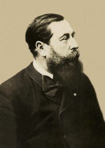 Porträt von Leo Delibes (1836-1891), französischer Komponist von French Photographer