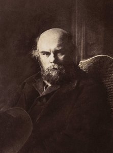 Porträt von Paul Verlaine (1844-1896), französischer Dichter. von French Photographer