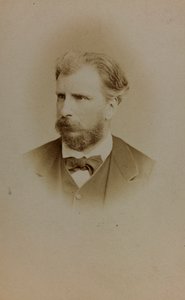 Porträt von William Bouguereau, französischer Maler, carte de visite von French Photographer