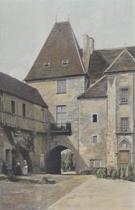Prémery, Ehemaliges Schloss, Hofseite von French Photographer