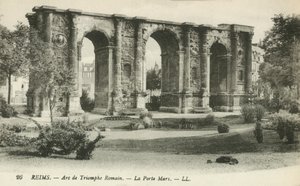 Reims, Römischer Triumphbogen, Das Mars-Tor von French Photographer