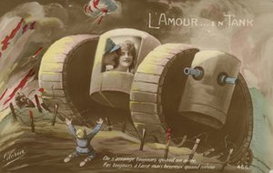 Romanze in einem Panzer von French Photographer