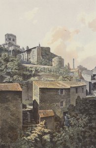 Royat, Kirche und Tal der Tiretaine von French Photographer