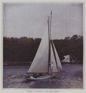 Segelboot auf der Seine von French Photographer