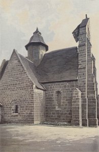 Saint-Cyr-la-Roche, Kirche, Gesamtansicht Norden