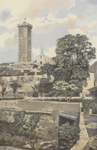 Saint-Martin-de-Brome, Donjon und Kirche von French Photographer