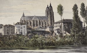 Saint-Nicolas-de-Port, Kirche, Nordfassade von French Photographer