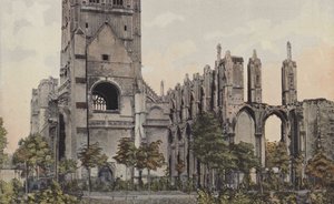 Saint-Omer, Ruinen der Abtei Saint-Bertin von French Photographer