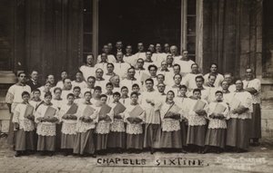 Chor der Sixtinischen Kapelle von French Photographer