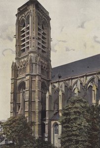 Soissons, Kathedrale (S O Turm) von French Photographer