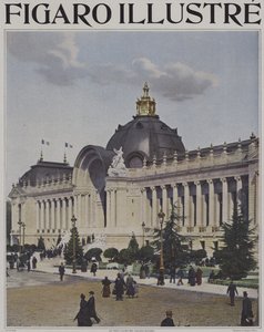 Das Petit Palais von den Champs-Elysees, Weltausstellung 1900, Paris
