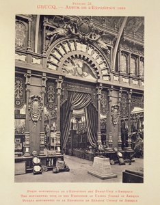 Das monumentale Tor der Ausstellung der Vereinigten Staaten von Amerika, aus 