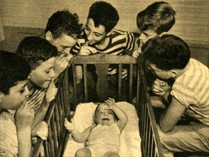 Das "un" der Wochenzeitschrift "Bonjour Dimanche - pour la famille" unter der Leitung von Jean Nohain, 22. Februar 1948