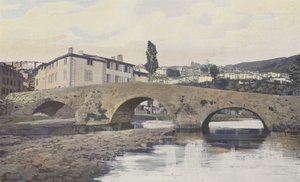 Thiers, Gesamtansicht, Blick vom linken Ufer der Durolle