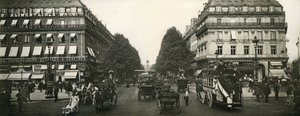 Verkehr in Paris, Frankreich, frühes 20. Jahrhundert
