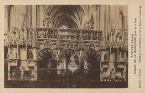 Troyes, Aube, Kirche der Madeleine von French Photographer