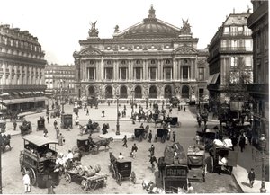 Ansicht des Pariser Opernhauses, 1890-99