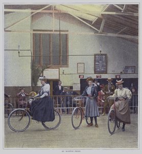 Radfahrerinnen von French Photographer