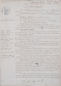 2. Vertragsdokument zur La Comédie Humaine zwischen Honoré de Balzac (1799-1850) und Hetzel, Paulin, Dubochet und dem Verleger Charles Furne, 2. Oktober 1841