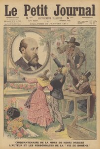 50. Todestag des französischen Autors Henri Murger von French School