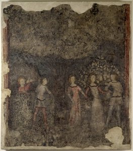 Eine Carole, ca. 1380-90