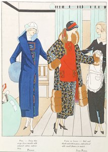 Einige hübsche Neuheiten aus Art-Gout-Beaute, Kostüme von Premet und Jean Patou, Oktober 1923