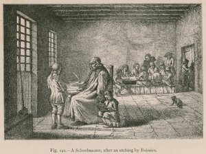 Ein Schulmeister (nach einer Radierung von Boissieu) von French School