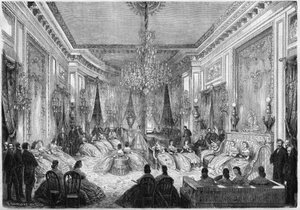 Ein musikalischer Abend organisiert von Prinzessin Mathilde Bonaparte (1820-1904)