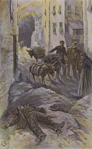 Ein Opfer korsischer Banditen von French School