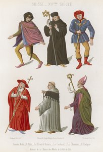 Abt, Oberherold, Kardinal, Kanoniker und Bischof von French School