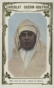 Abd-el-Aziz, Sultan von Marokko von French School