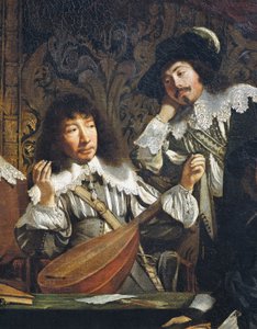 Musikakademie oder Treffen von Amateuren, ca. 1640 (Detail)
