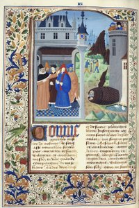 Boccaccio beobachtet Folter, aus 