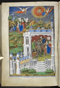 Legende der Fleurs de Lys, aus dem Stundenbuch (Die Bedford-Stunden) c.1410-30 von French School