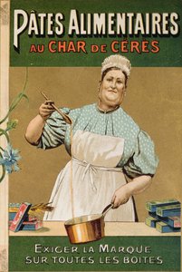 Werbung für Au Char de Ceres Pasta, ca. 1900
