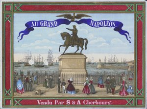 Werbung für Au Grand Napoleon von French School