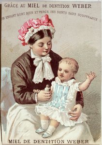 Werbung für Weber-Zahngel, ca. 1880-90