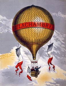 Werbung für Ballons, hergestellt von H. Lachambre, 1880-1900