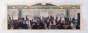 Werbung für die Eröffnung neuer Gebäude im Pariser Kaufhaus Printemps, 1910