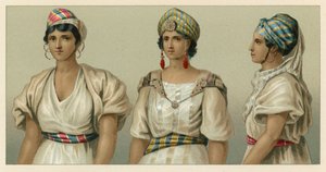 Afrikanisches Kostüm von French School