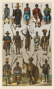 Afrikanisches Kostüm von French School