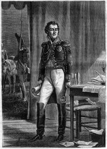 Alexandre Berthier (1753-1815), Prinz von Neuchâtel und Marschall von Frankreich (Gravur) - Porträt von Louis Alexandre (Louis-Alexandre) Berthier (1753-1815), Prinz von Neuchâtel, Marschall von Frankreich - in „Histoire de l