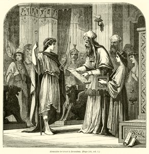 Alexander der Große in Jerusalem von French School