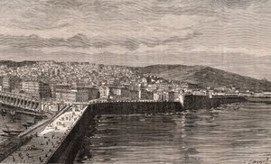 Algier - Algerien - Gravur in 