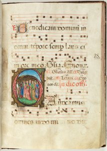 Allerheiligen, Graduale f.85 von French School
