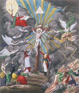 Allegorie der Wiederherstellung der katholischen Religion in Frankreich im Jahr 1802 unter Napoleon Bonaparte als Erster Konsul