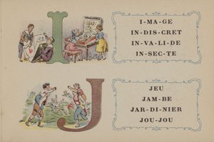 Alphabet De La Phosphatine Falieres (Farblithografie) von French School