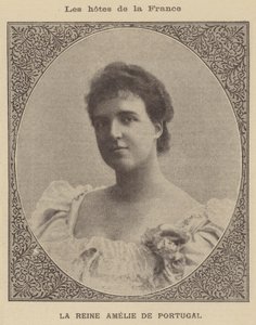 Amelie von Orléans, Königin von König Carlos I. von Portugal von French School