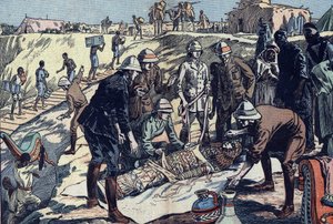 Eine englische Mission entdeckt das Grab von Tin Hinan, Algerien von French School