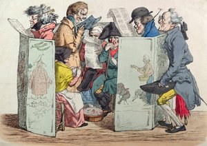 Ein literarischer Salon im Freien, frühes 19. Jahrhundert von French School